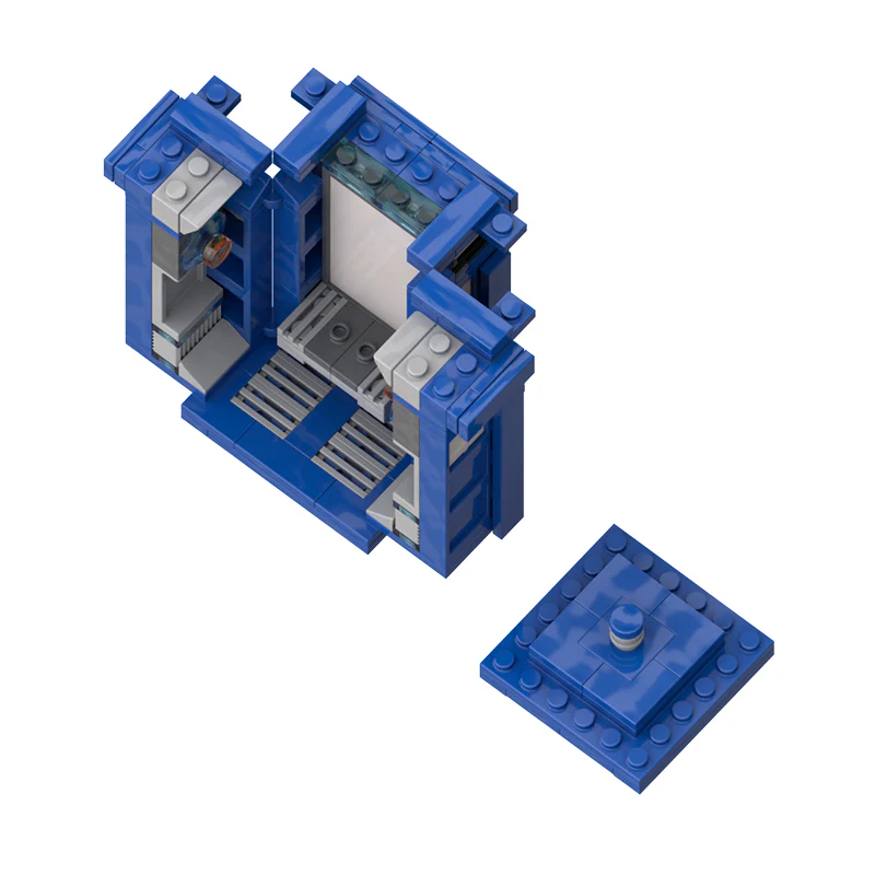 MOC C9095 Doctor Who Phone Booth - YWOBB