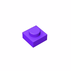 GOBRICKS GDS-501 Plate 1 x 1 - YWOBB