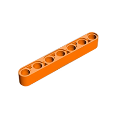 GOBRICKS GDS-665 Liftarm Thick 1 x 7 - YWOBB