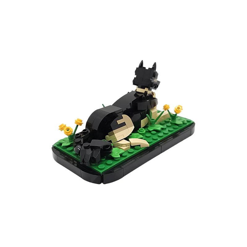 GOBRICKS MOC 185618 Sasha German Shepherd - YWOBB