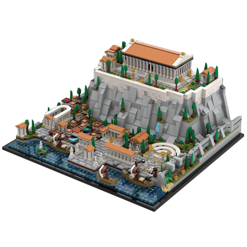 GOBRICKS MOC 117805 Acropolis of Athens - YWOBB