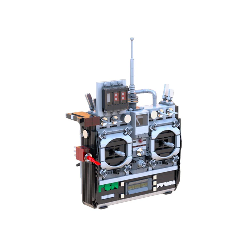 GOBRICKS MOC 163490 Doc Brown's DeLorean Remote Control - YWOBB