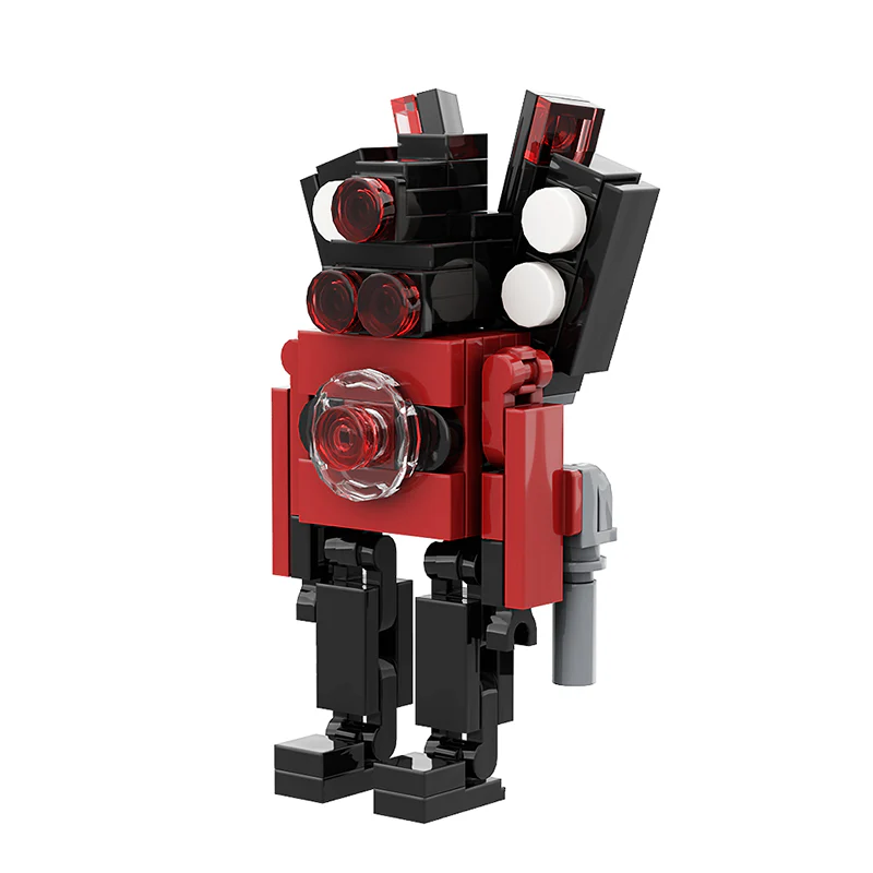 GOBRICKS MOC A0981 toilet man fight - YWOBB