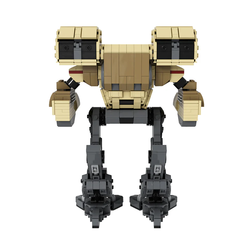 GOBRICKS MOC 111034 Mad Cat OmniMech (Clan Wolf) - YWOBB