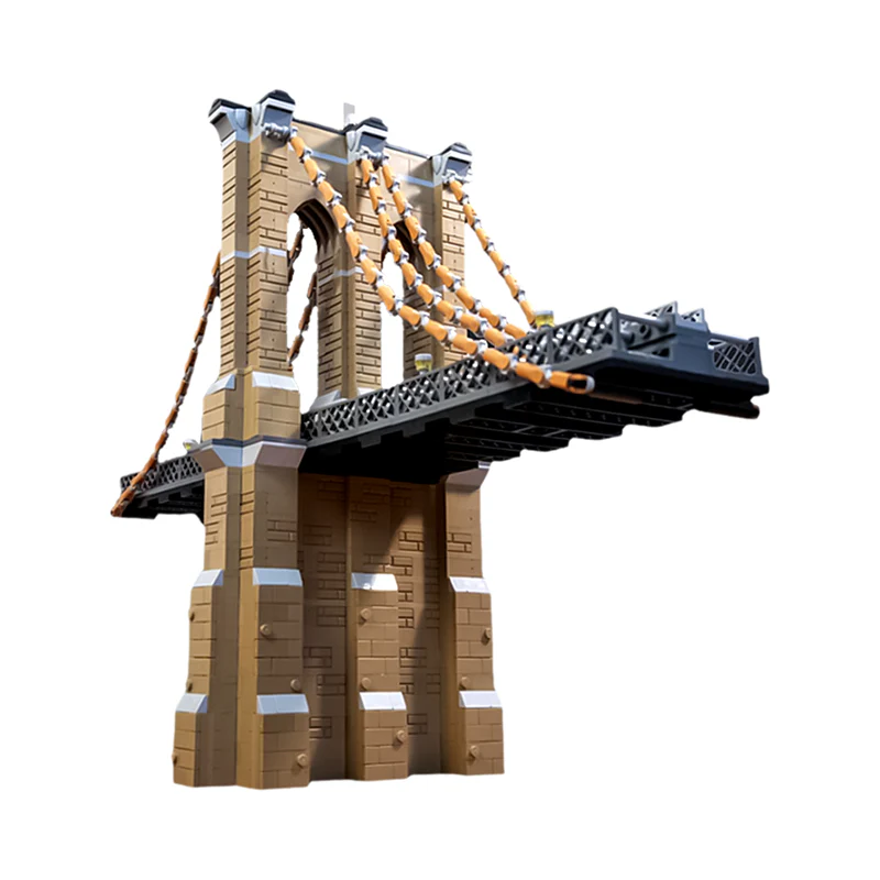GOBRICKS MOC 183030 The Brooklyn Bridge - YWOBB
