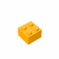 GOBRICKS GDS-540 Brick 2 x 2 - YWOBB