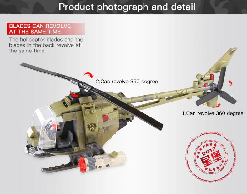 XINGBAO XB-06013 The Fighting Helicopter - YWOBB