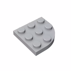 GOBRICKS GDS-570 Round Corner 3 x 3 - YWOBB