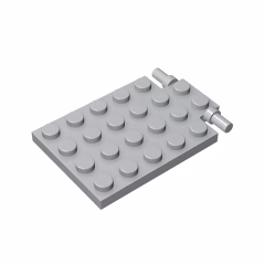 GOBRICKS GDS-844  Modified 4 x 6 with Trap Door Hinge - YWOBB