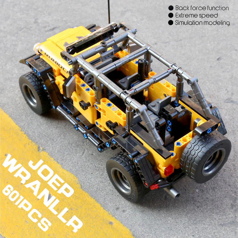 SY 8203 Jeeps Wrangler Pull Back Car - YWOBB