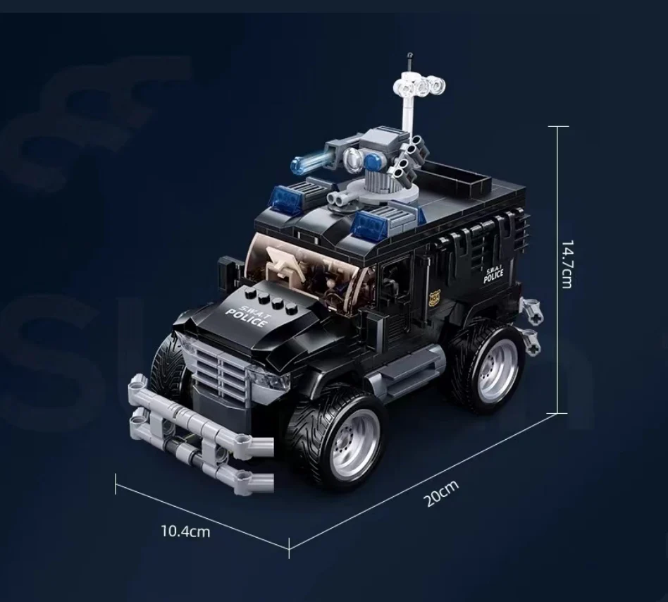 SLUBAN M38-B1156 Special Police Tiger Assault Vehicle - YWOBB