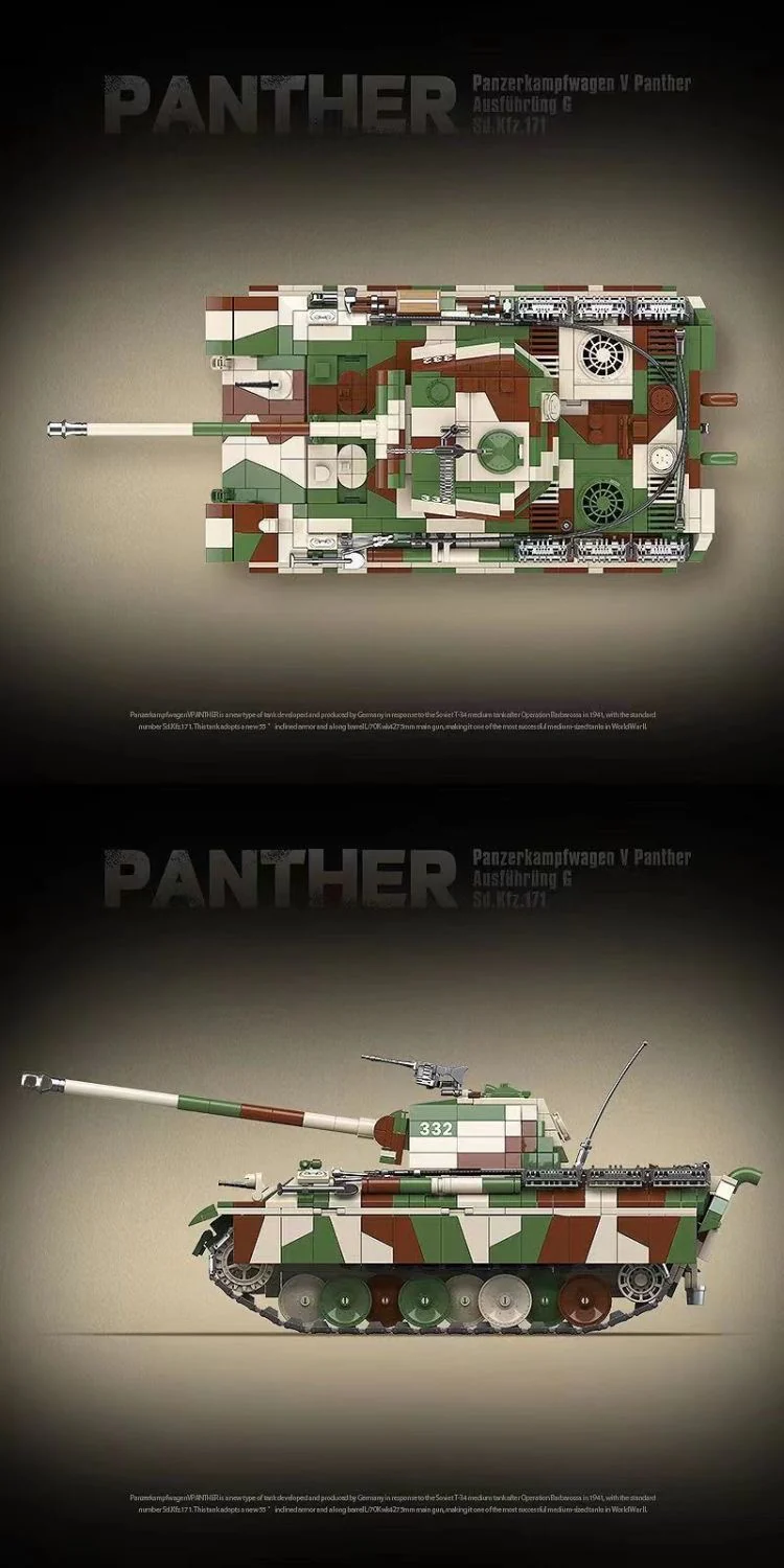 Quan Guan 100252 Panzerkampfwagen V Panther Ausf.G - YWOBB