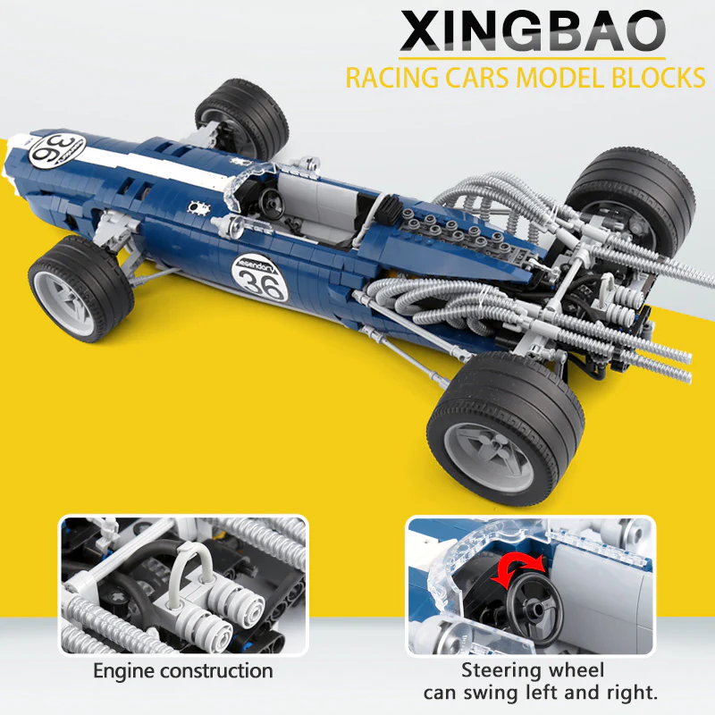 XINGBAO XB-03022 The Blue Racing Car - YWOBB