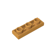 GOBRICKS GDS-M258 Tile Modified 1 x 3 Inverted with Hole - YWOBB
