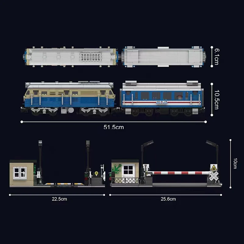 Mould King 12022  World Railway DF4B Diesel Locomotive - YWOBB