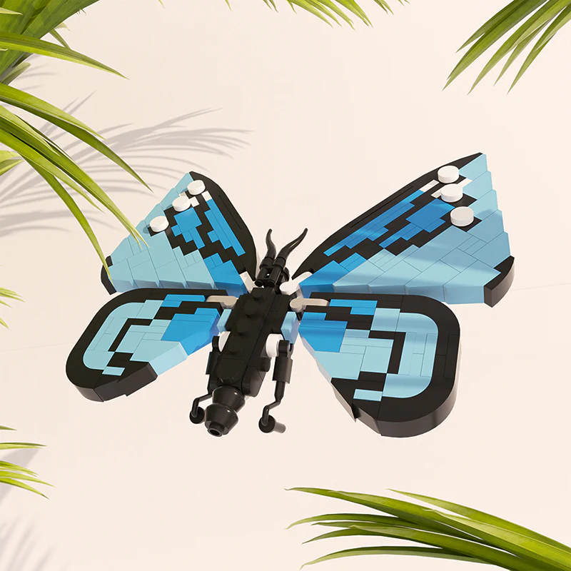 GOBRICKS MOC A0186 Butterfly - YWOBB