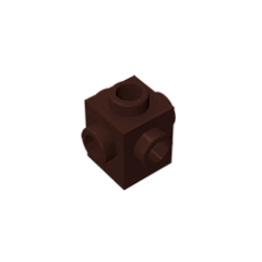 GOBRICKS GDS-650  Modified 1 x 1 with Studs on 4 Sides - YWOBB