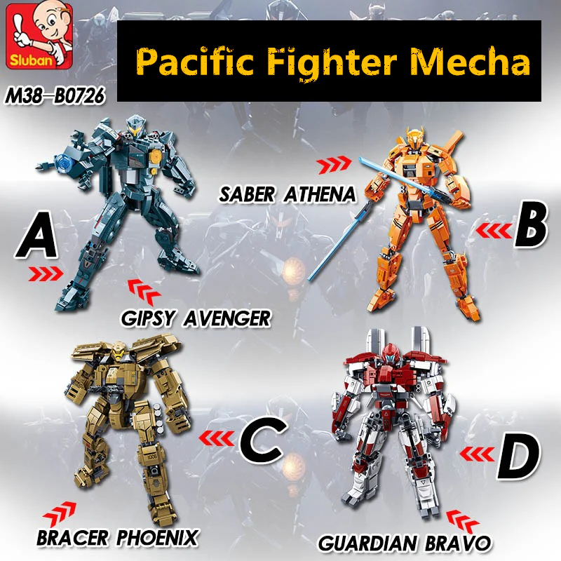 SLUBAN M38-B0726 A-D Pacific Rim - YWOBB