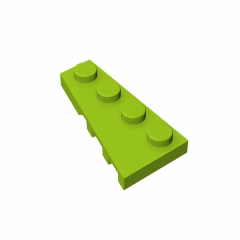 GOBRICKS GDS-548 Plate 4 x 2 Left - YWOBB