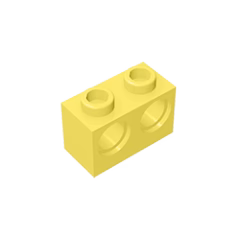 GOBRICKS GDS-624 Brick 1 x 2 with Holes - YWOBB