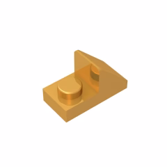 GOBRICKS GDS-832 Slope 45 2 x 1 with 2/3 Cutout - YWOBB