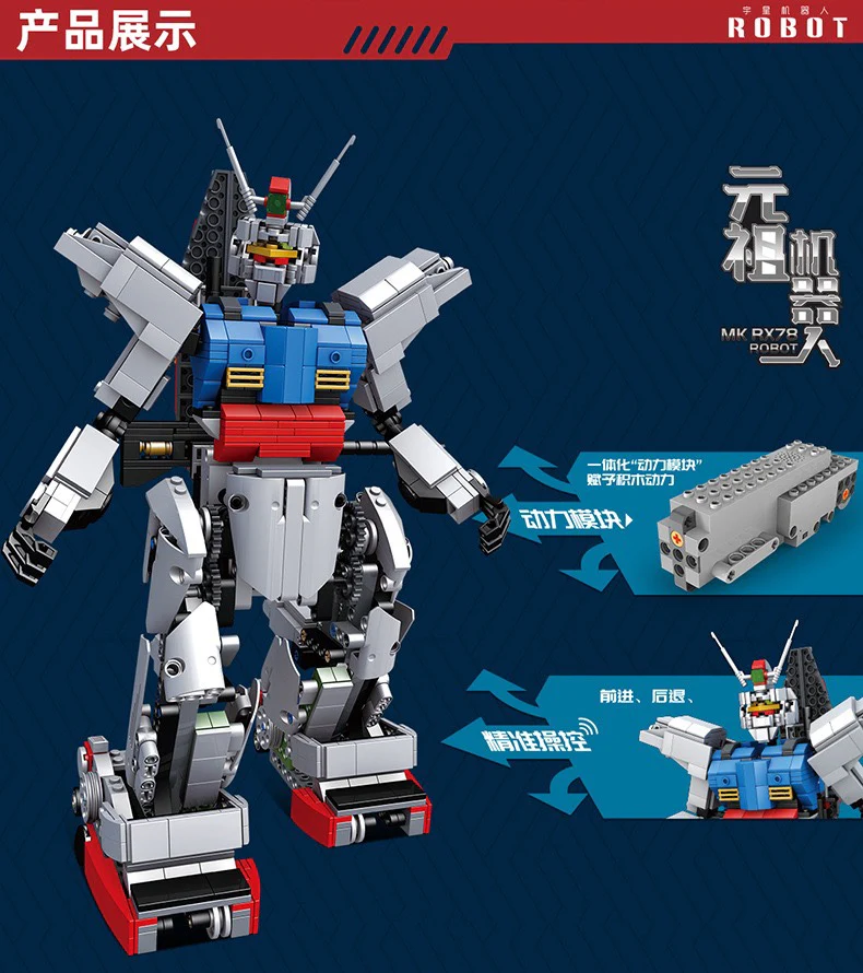 Mould King 15024 RX78 Gundam - YWOBB