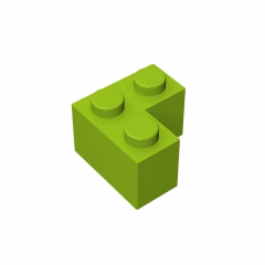GOBRICKS GDS-572 Brick 2 x 2 Corner - YWOBB