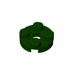 GOBRICKS GDS-609 Plate Round 2 x 2 with Axle Hole - YWOBB
