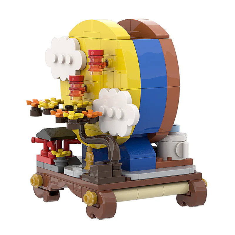 GOBRICKS MOC A0167 moon full moon - YWOBB