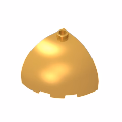 GOBRICKS GDS-1078 Round Corner 3 x 3 x 2 Dome Top - YWOBB