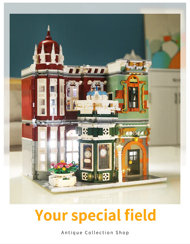 Mould King 16005 Antique Collection Shop with LED lights - YWOBB