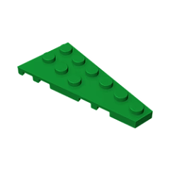 GOBRICKS GDS-550  Plate 6 x 3 Right - YWOBB