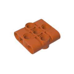 GOBRICKS GDS-1537 Pin Connector Block Liftarm 1 x 3 x 3 - YWOBB