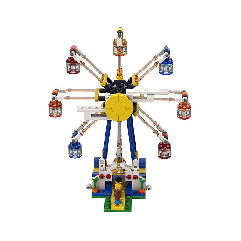 GOBRICKS MOC A0160 Moon Rabbit Ferris Wheel - YWOBB