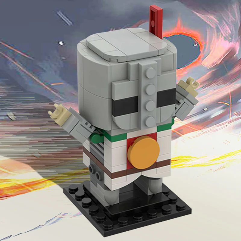 GOBRICKS MOC 35106 Dark Souls: Brickhead Solaire - YWOBB