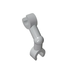 GOBRICKS GDS-1216 Arm Skeleton, Bent with Clips at 90 degrees - YWOBB
