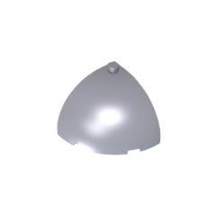 GOBRICKS GDS-2133 Brick Round Corner 4 x 4 x 2 2/3 Dome Top - YWOBB