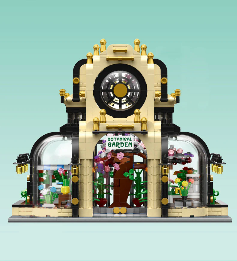 Mould King 16019 Botanical Garden Shop with LED lights - YWOBB