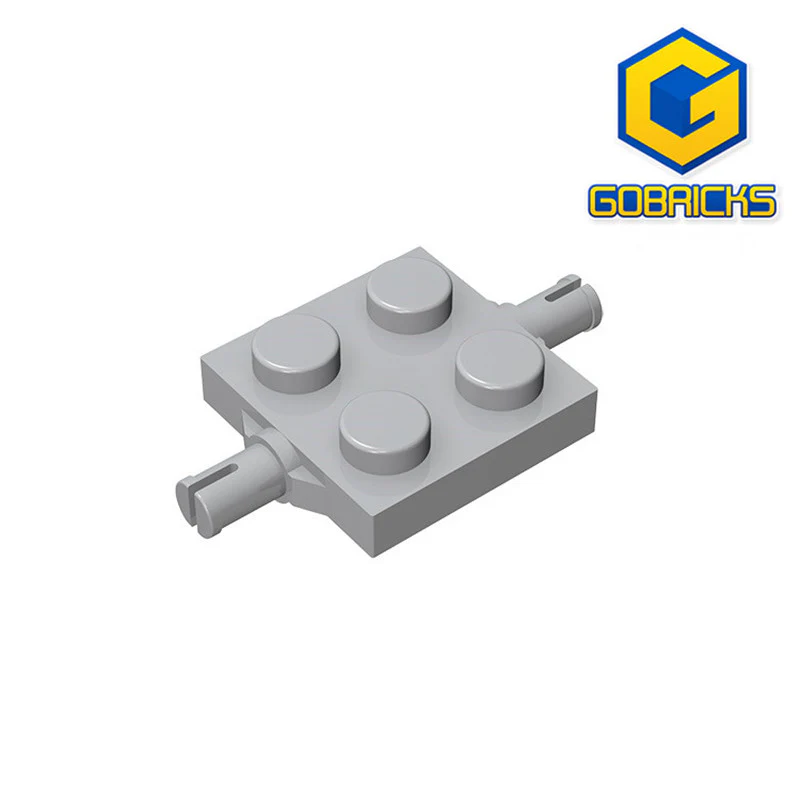 GOBRICKS GDS-1060 Modified 2 x 2 with Wheels Holder - YWOBB