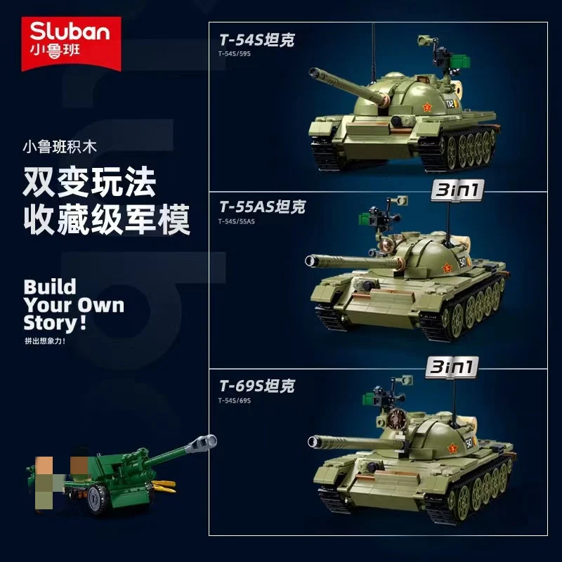 SLUBAN M38-B1135 T54S medium tank - YWOBB