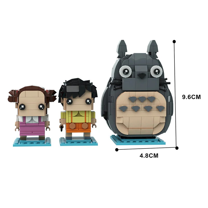 GOBRICKS MOC 123532 Totoro  Satsuki & Mei - Studio Ghibli - YWOBB