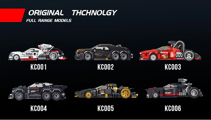 DECOOL KC 001-006 Mini Racing Cars - YWOBB
