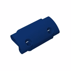 GOBRICKS GDS-1011 Panel Curved 7 x 3 with 2 Pin Holes through Panel Surface - YWOBB