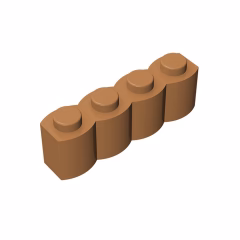 GOBRICKS GDS-1079 Modified 1 x 4 with Log Profile - YWOBB