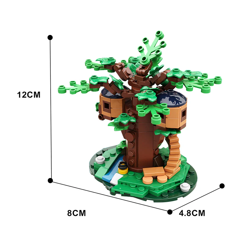 GOBRICKS MOC 124112 Treehouse-mini - YWOBB