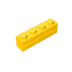 GOBRICKS GDS-632 Modified 1 x 4 with Masonry Profile - YWOBB