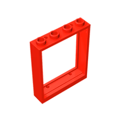 GOBRICKS GDS-765  Frame 1 x 4 x 4 Lift - YWOBB