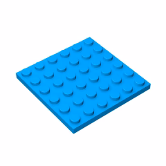 GOBRICKS GDS-523 Plate 6 x 6 - YWOBB