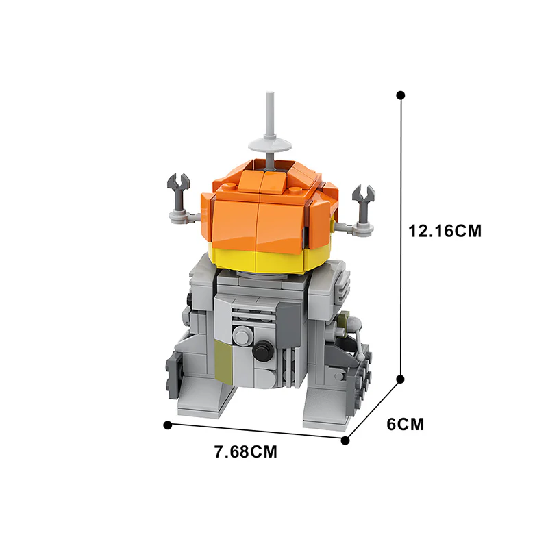 GOBRICKS MOC A1102 Chopper - Astromech - C1-10P - YWOBB