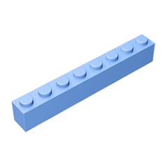 GOBRICKS GDS-536 Brick 1 x 8 - YWOBB